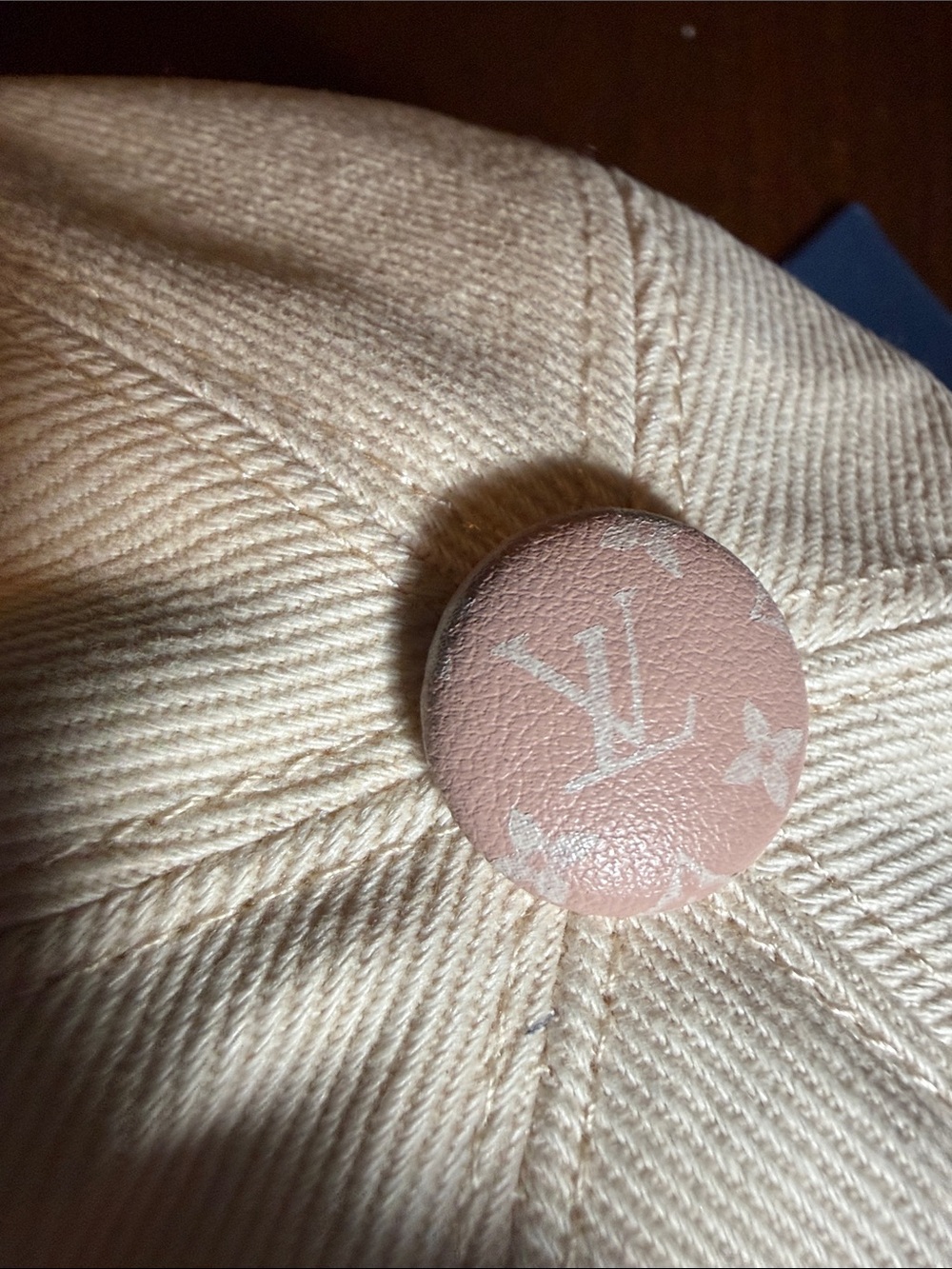 LV Denim Flower Cap - Picture 2 of 5